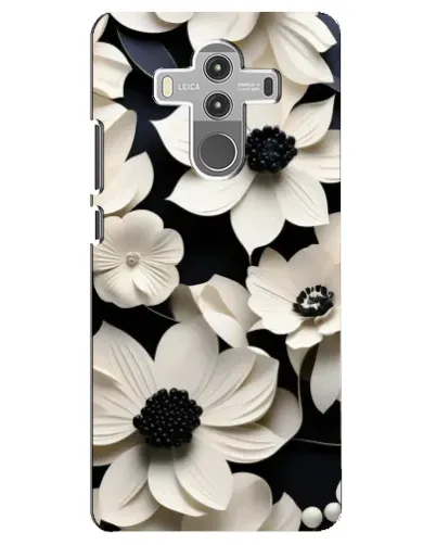 Чехол для Huawei Mate 10 Pro с картинкой «Объемные белые цветы» Чехол для Huawei Mate 10 Pro с картинкой «Объемные белые цветы»