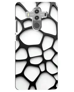 Чохол для Huawei Mate 10 Pro з картинкою «Біла об'ємна сітка»