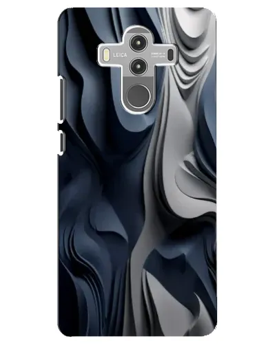 Чехол для Huawei Mate 10 Pro с картинкой «Объемные синие складки»