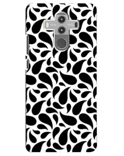 Чехол для Huawei Mate 10 Pro с картинкой «Контрастные черные капли»
