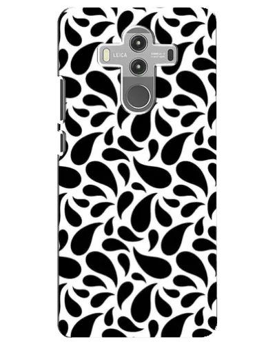 Чехол для Huawei Mate 10 Pro с картинкой «Контрастные черные капли»