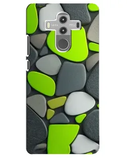 Чехол для Huawei Mate 10 Pro с картинкой «Яркая неоновая галька»