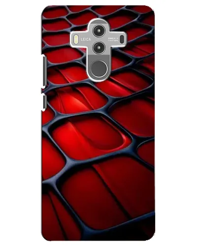 Чехол для Huawei Mate 10 Pro с картинкой «Красная глянцевая сетка»