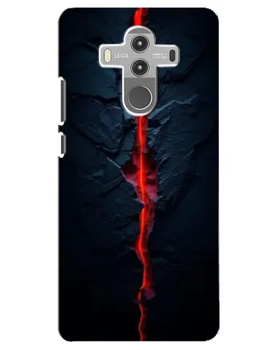 Чехол для Huawei Mate 10 Pro с картинкой «Kрасная лавовая трещина»