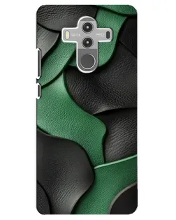 Чехол для Huawei Mate 10 Pro с картинкой «Зеленые кожаные волны»