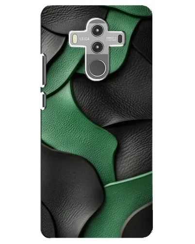 Чехол для Huawei Mate 10 Pro с картинкой «Зеленые кожаные волны»