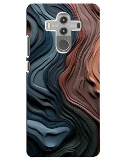 Чехол для Huawei Mate 10 Pro с картинкой «Цветные волны каньона»