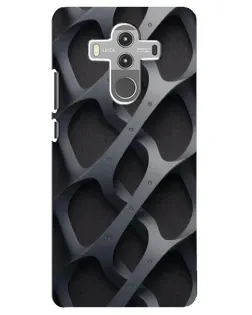 Чехол для Huawei Mate 10 Pro с картинкой «Объемное серое плетение»