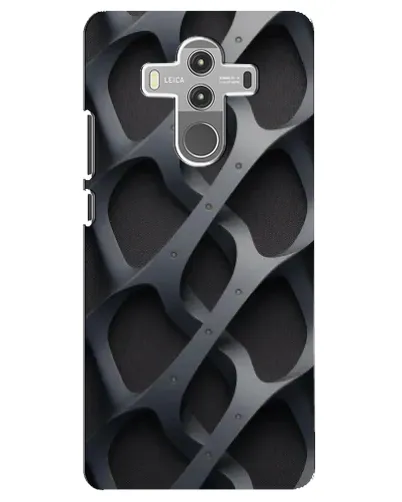 Чехол для Huawei Mate 10 Pro с картинкой «Объемное серое плетение»