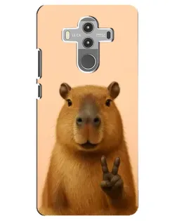 Чехол для Huawei Mate 10 Pro с картинкой «Капибара виктория»