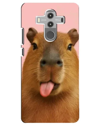 Чехол для Huawei Mate 10 Pro с картинкой «Капибара с языком»
