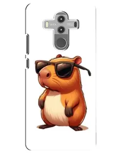 Чехол для Huawei Mate 10 Pro с картинкой «Капибара в очках»
