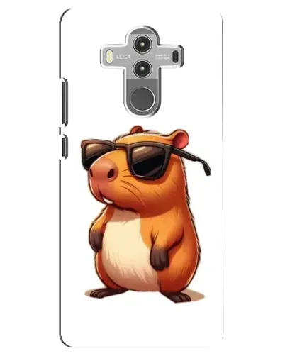 Чехол для Huawei Mate 10 Pro с картинкой «Капибара в очках»