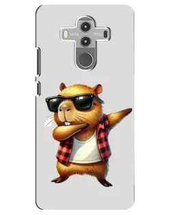 Чехол для Huawei Mate 10 Pro с картинкой «Капибара рэпер даб»
