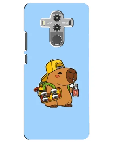 Чехол для Huawei Mate 10 Pro с картинкой «Капибара на скейте»