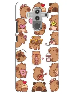 Чехол для Huawei Mate 10 Pro с картинкой «Стикерпак с капибарами»