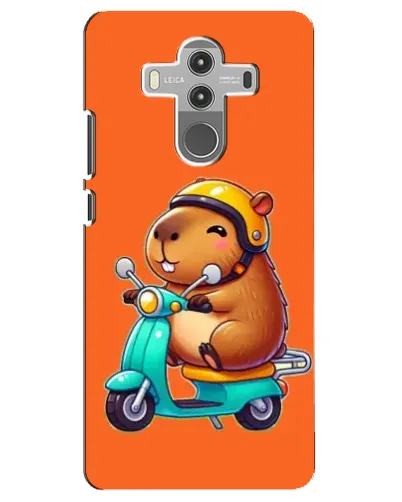 Чехол для Huawei Mate 10 Pro с картинкой «Капибара на скутере»