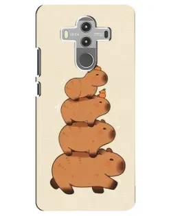 Чехол для Huawei Mate 10 Pro с картинкой «Башня из капибар»