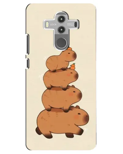 Чехол для Huawei Mate 10 Pro с картинкой «Башня из капибар»