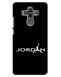 Чехол для Huawei Mate 10 с картинкой «Jordan White Logo»