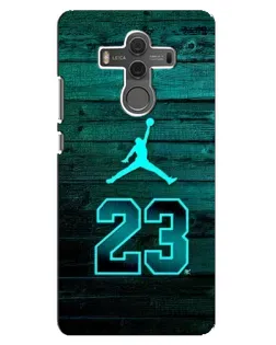 Чехол для Huawei Mate 10 с картинкой «Jordan Cyan 23»