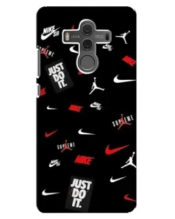 Чехол для Huawei Mate 10 с картинкой «Nike Mix Pattern»