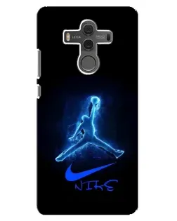 Чехол для Huawei Mate 10 с картинкой «Jordan Neon Blue»