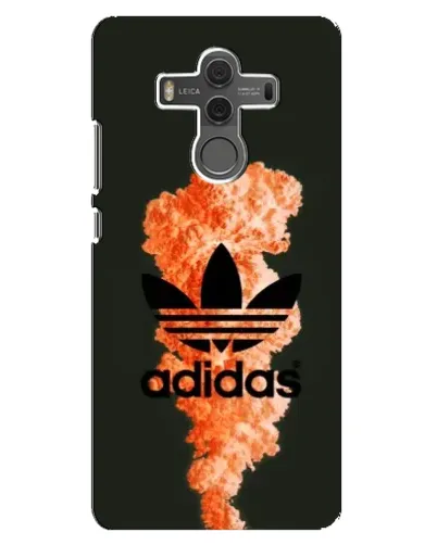 Чехол для Huawei Mate 10 с картинкой «Оранжевый дым Adidas»