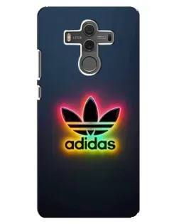 Чехол для Huawei Mate 10 с картинкой «Неоновый Adidas»