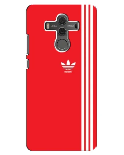 Чехол для Huawei Mate 10 с картинкой «Красный минимализм Adidas»