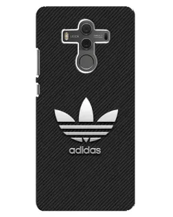 Чехол для Huawei Mate 10 с картинкой «Adidas Карбоновая текстура»