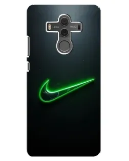 Чехол для Huawei Mate 10 с картинкой «Неоновый контур Nike» Чехол для Huawei Mate 10 с картинкой «Неоновый контур Nike»