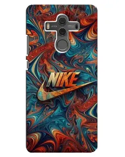 Чехол для Huawei Mate 10 с картинкой «Nike в абстракции»