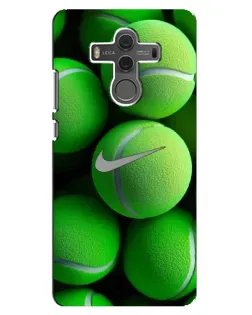 Чехол для Huawei Mate 10 с картинкой «Теннисные мячи Найк»