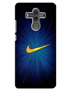 Чехол для Huawei Mate 10 с картинкой «Синий пульс Nike»