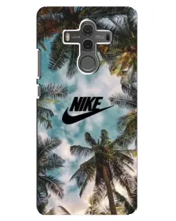 Чехол для Huawei Mate 10 с картинкой «Тропический принт Nike»
