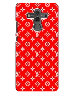 Чехол для Huawei Mate 10 с картинкой «Яркий паттерн LV»