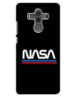 Чехол для Huawei Mate 10 с картинкой «NASA — классика Red Blue»