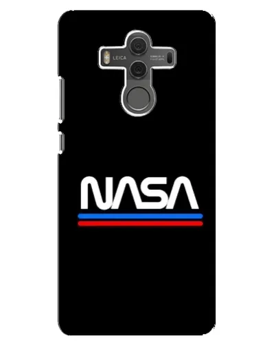 Чехол для Huawei Mate 10 с картинкой «NASA — классика Red Blue»