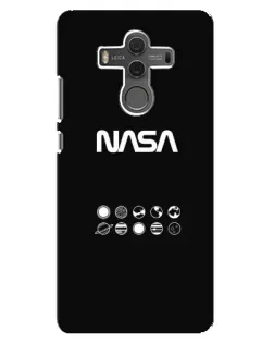 Чехол для Huawei Mate 10 с картинкой «NASA — технический принт»