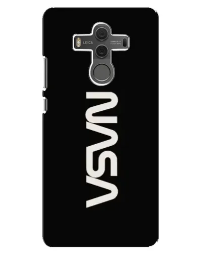 Чехол для Huawei Mate 10 с картинкой «NASA — вертикальный логотип»