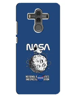 Чехол для Huawei Mate 10 с картинкой «NASA — лунная миссия»