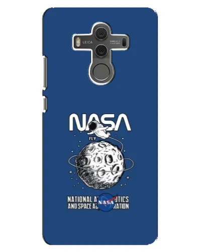 Чехол для Huawei Mate 10 с картинкой «NASA — лунная миссия»