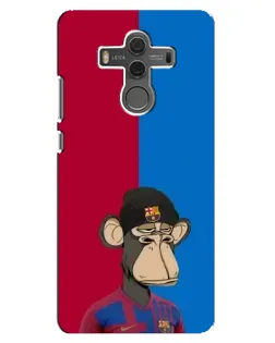 Чехол для Huawei Mate 10 с картинкой «Bored Ape — фанат Барсы»