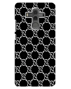 Чехол для Huawei Mate 10 с картинкой «Gucci — сетчатый паттерн»
