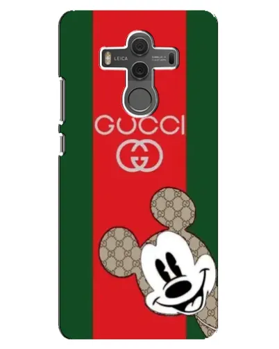 Чехол для Huawei Mate 10 с картинкой «Gucci — полосы и Микки»