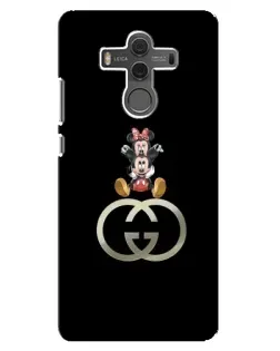 Чехол для Huawei Mate 10 с картинкой «Минни Маус на лого»