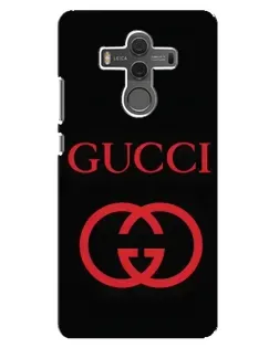 Чехол для Huawei Mate 10 с картинкой «Gucci — красный логотип»