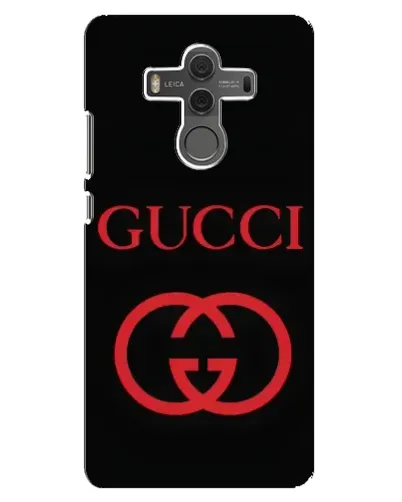 Чехол для Huawei Mate 10 с картинкой «Gucci — красный логотип»