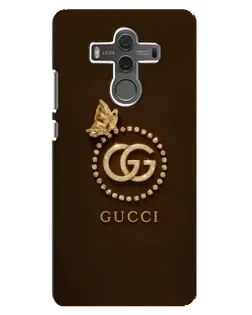 Чехол для Huawei Mate 10 с картинкой «Gucci — золотая бабочка»